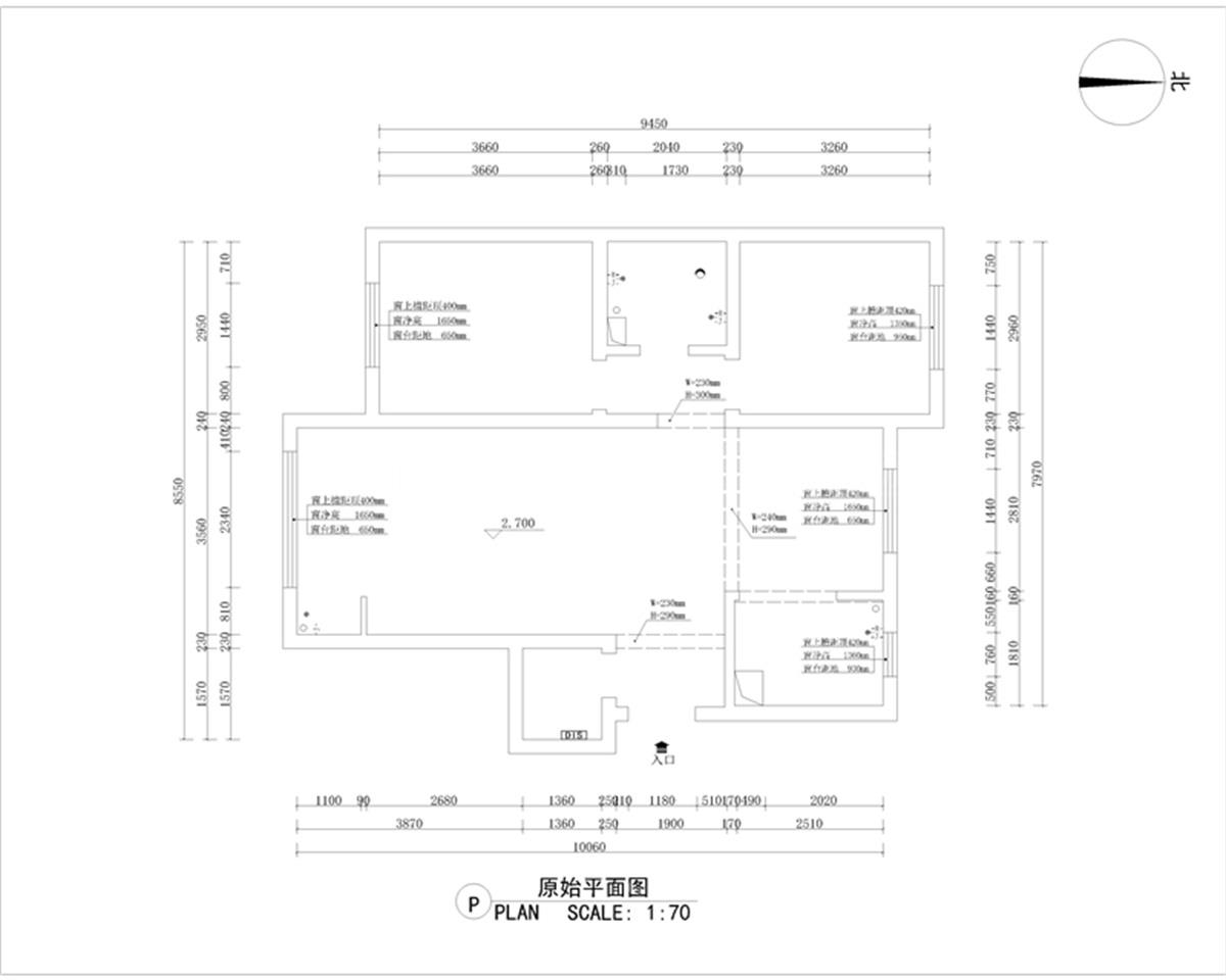 原始平面图