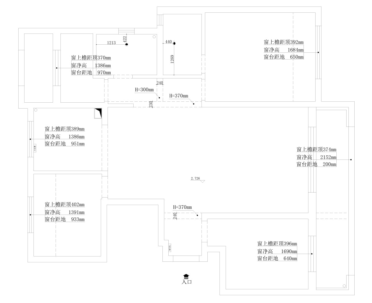 中海凯旋门 135平米 11-2-102-Model_看图王